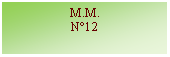 Zone de Texte: M.M.N°12